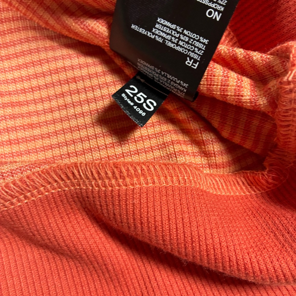 Kuhl Womens Stria Pullover Hoodie Hiking Layer Size S Sunset Orange Outdoors - Picture 11 of 13